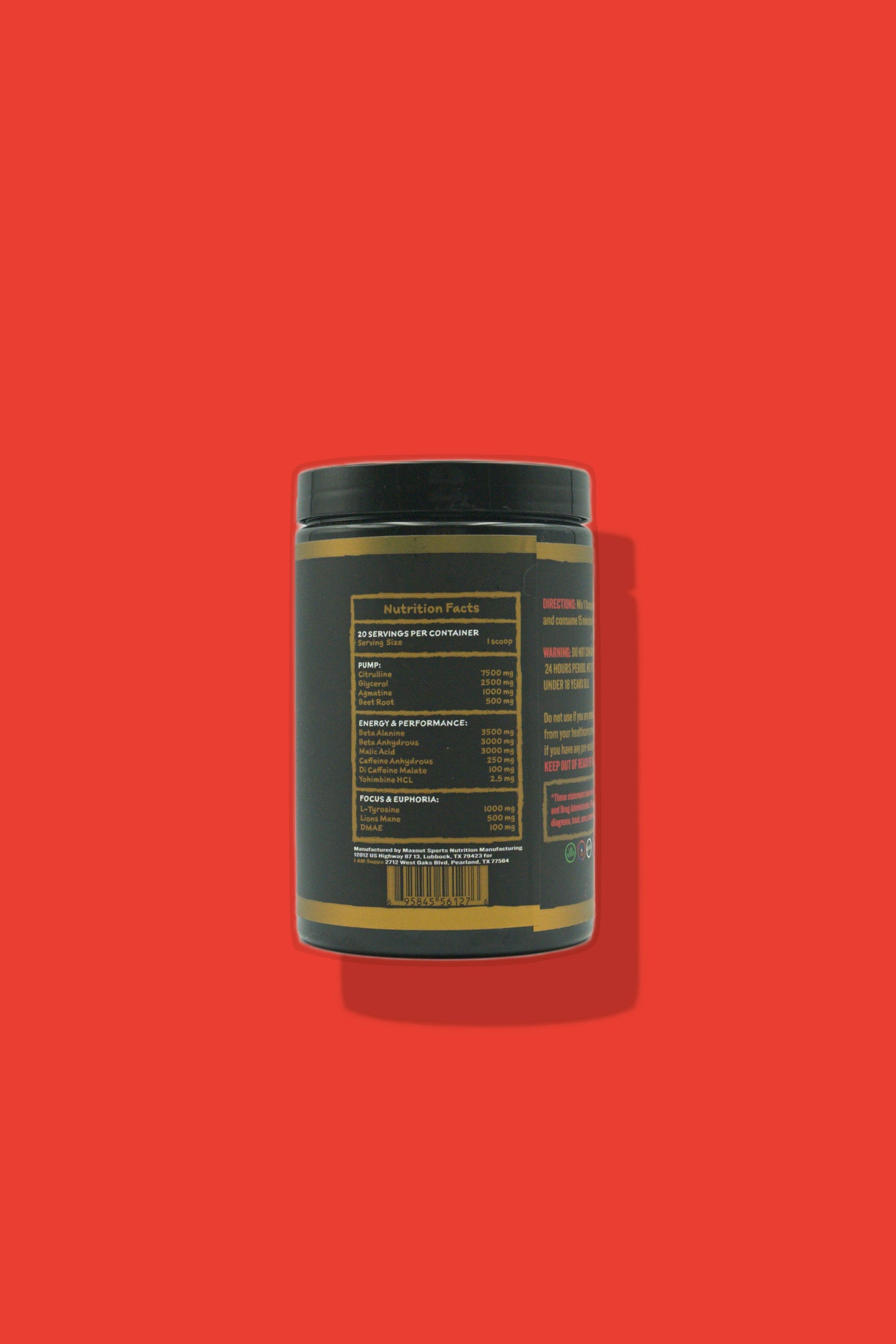 I AM Pre Workout Watermelon